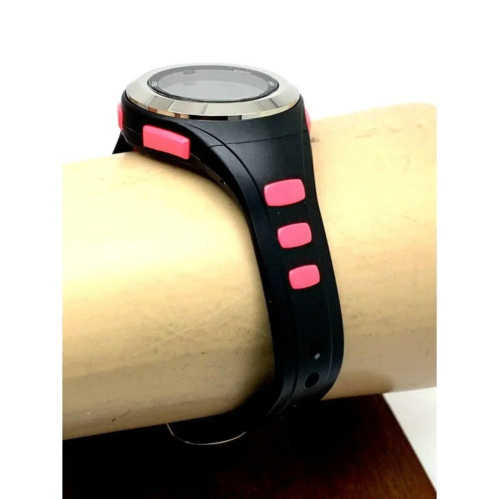 Skechers Women's Watch SR2019W Digital Quartz Pink Black Rubber Band 33mm